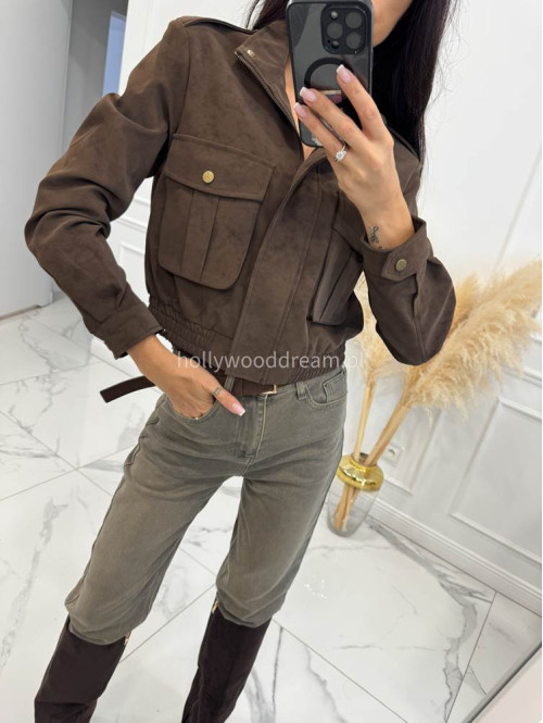 Szare spodnie jeansowe z naszywką na tylnej kieszeni DENIM 192 - photo #20