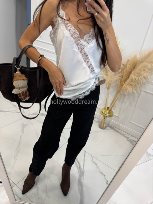 Czarne spodnie jeans z paskiem i szewkiem na nogawkach Karim 24 - photo #25