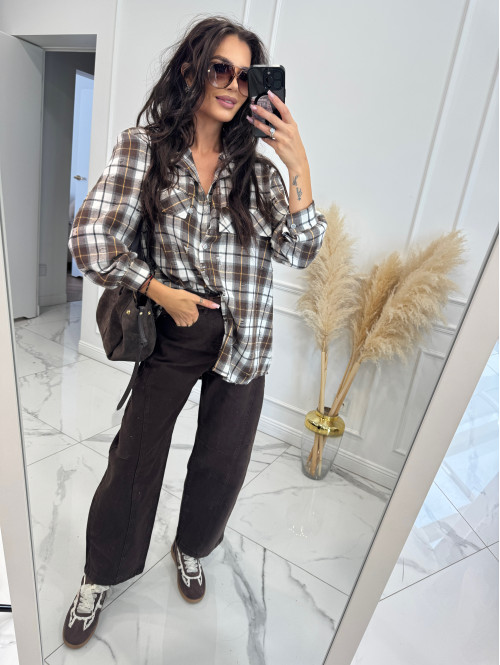 Czekoladowe spodnie Baggy jeans 192 - photo #2