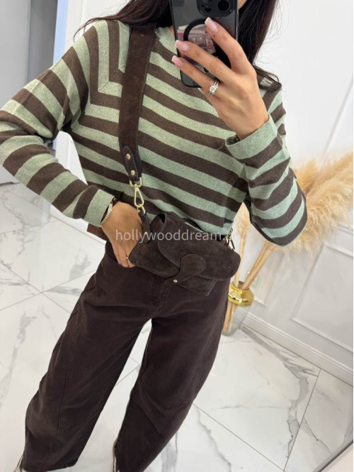 Czekoladowe spodnie Baggy jeans 192 - photo #25