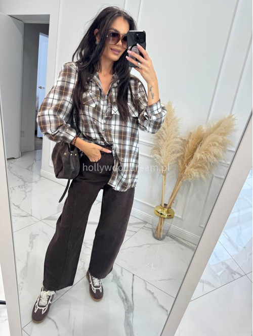Czekoladowe spodnie Baggy jeans 192 - photo #31