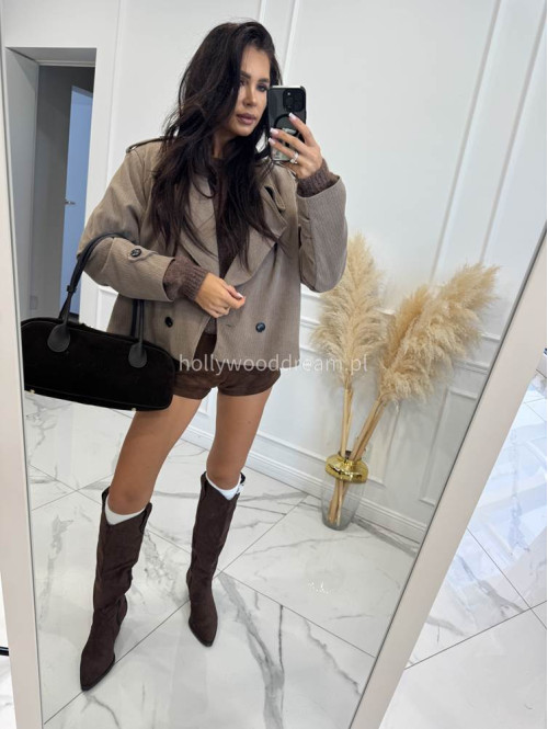 Mokka kurtka sztruksowa krótka STELLA 17 - photo #2