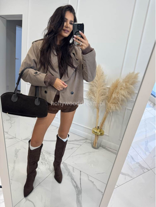 Mokka kurtka sztruksowa krótka STELLA 17 - photo #3