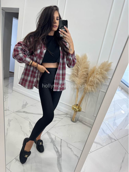 Czarne legginsy z zapiętką IRMA 69 - photo #33