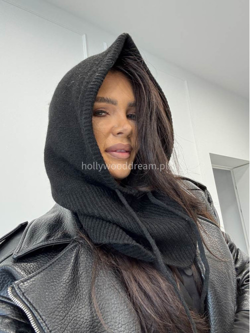 Czarny kaptur balaclava Winter