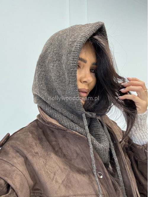 Czekoladowy kaptur balaclava Winter - photo #2