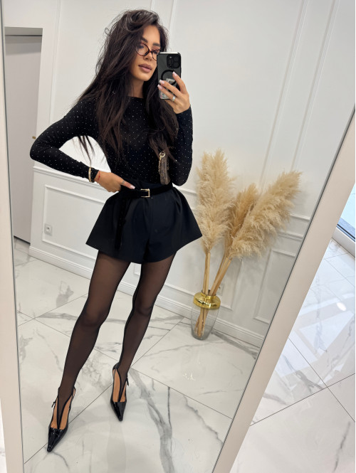 Czarna bluzka z cekinami Lola 24