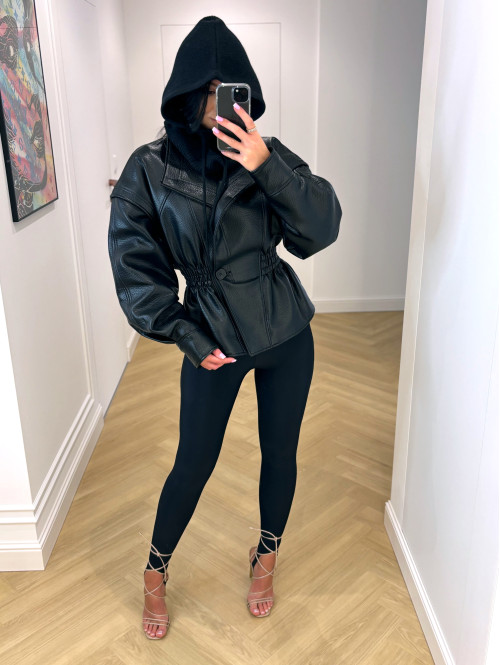 Legginsy z zapiętką czarne Blania 31 - photo #42