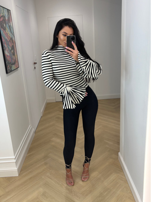 Legginsy z zapiętką czarne Blania 31 - photo #46