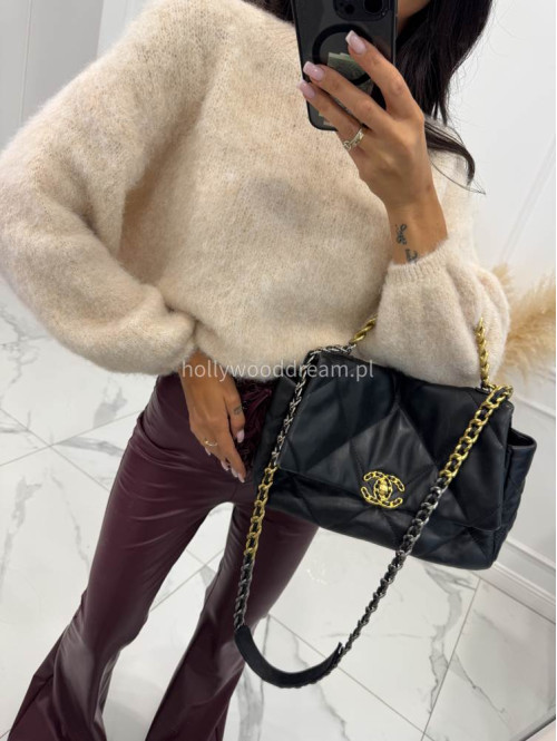 Kremowy sweter oversize OFELIA 17 Kremowy sweter oversize OFELIA 17 - photo #6