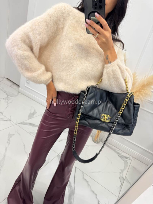 Kremowy sweter oversize OFELIA 17 Kremowy sweter oversize OFELIA 17 - photo #7