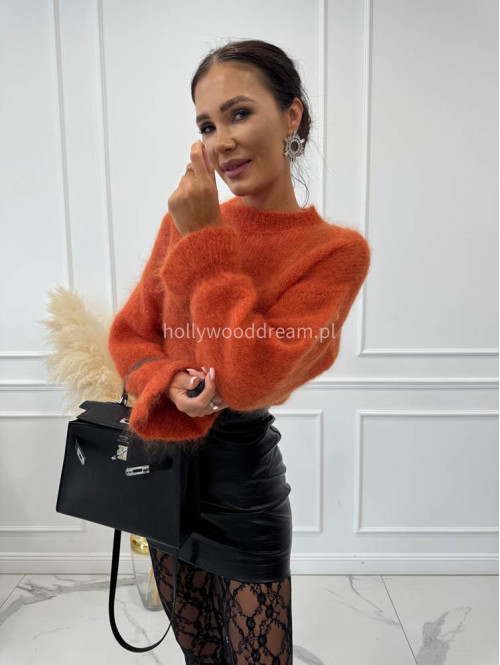 Czarna Spódniczka mini skóra węża  MILKA 25 - photo #38