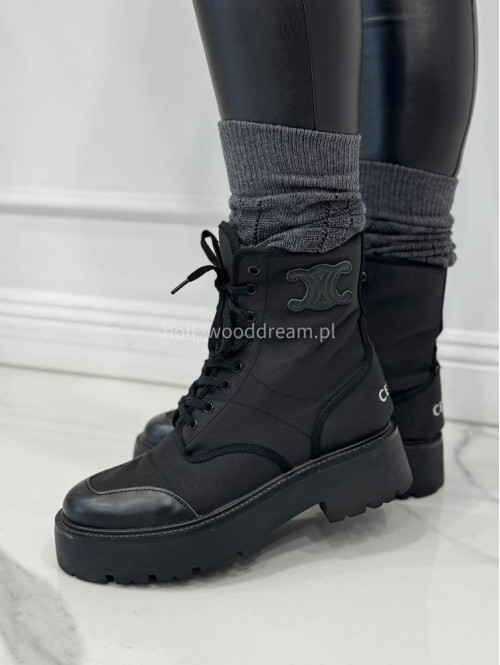 Szare zakolanówki ze splotem Keysi - photo #5