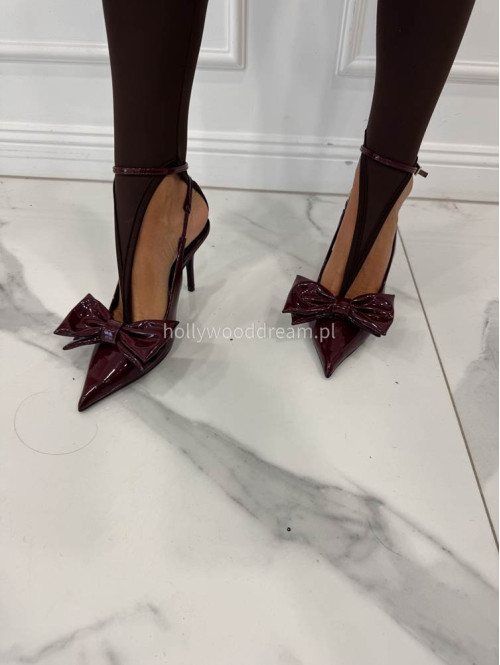 Brązowe legginsy z zakładką na palec DENIS 19 - photo #5