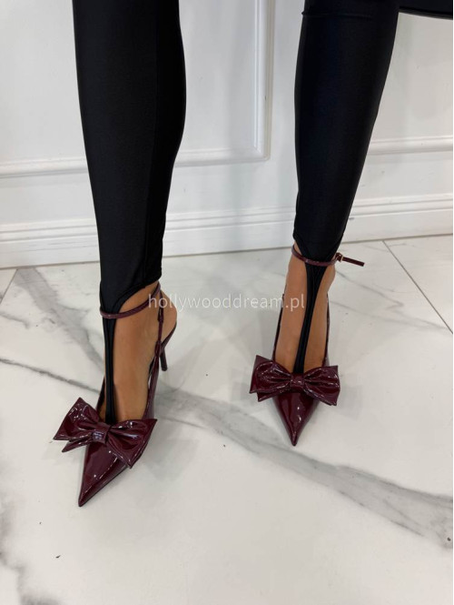 Czarne legginsy z zakładką na palec DELION 17 - photo #9