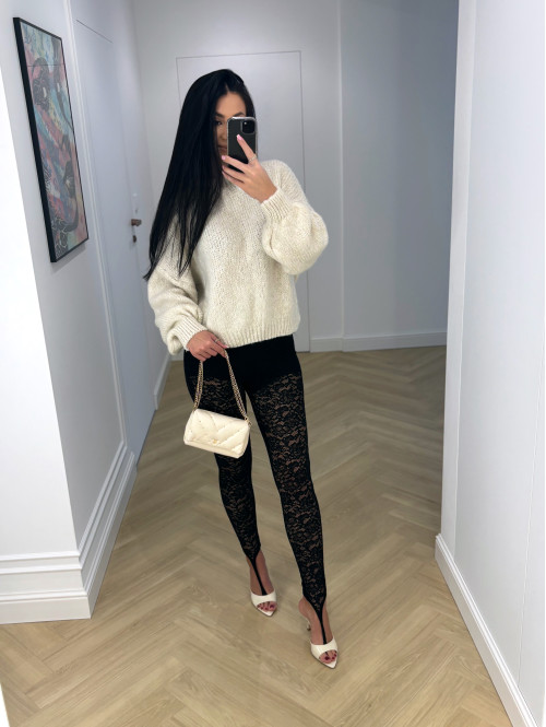 Ecru sweter oversize KSAWERY 06 - photo #10