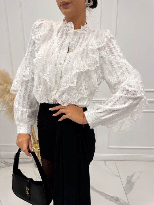 Czarna spódniczka mini z wiązaniem i marszczeniem na tyle JULA 25 - photo #8