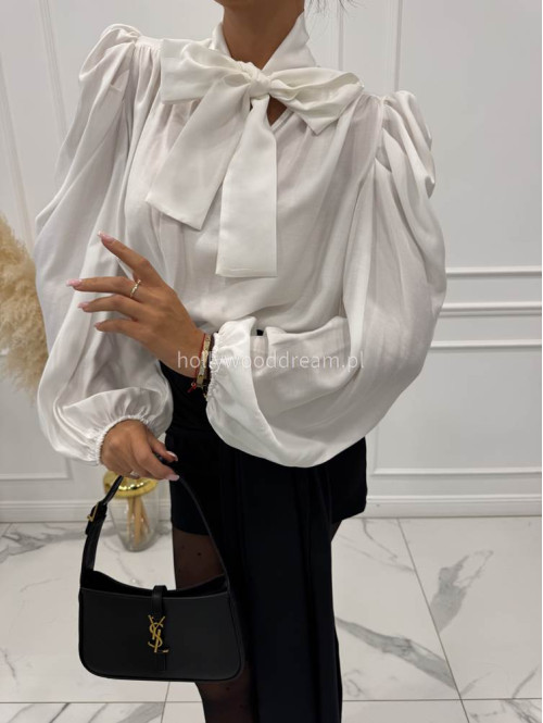 Czarna spódniczka mini z wiązaniem i marszczeniem na tyle JULA 25 - photo #17