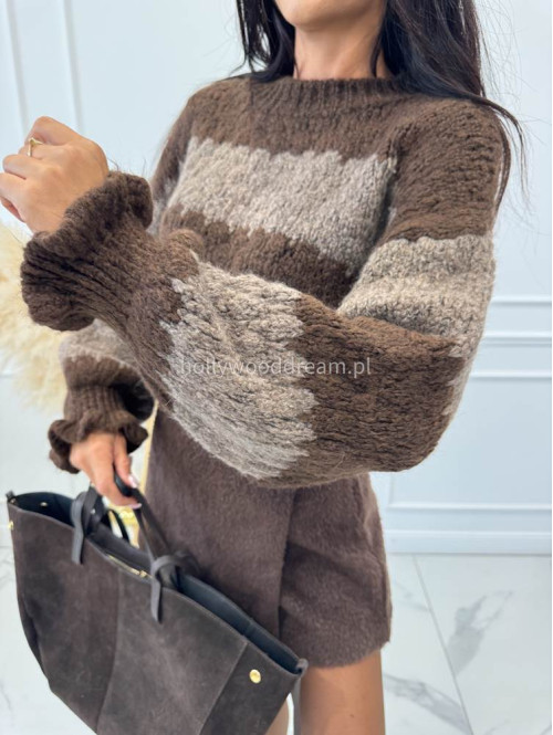 Czekoladowe spódnico-spodenki pluszowe na zakładkę Anicha 09 - photo #8