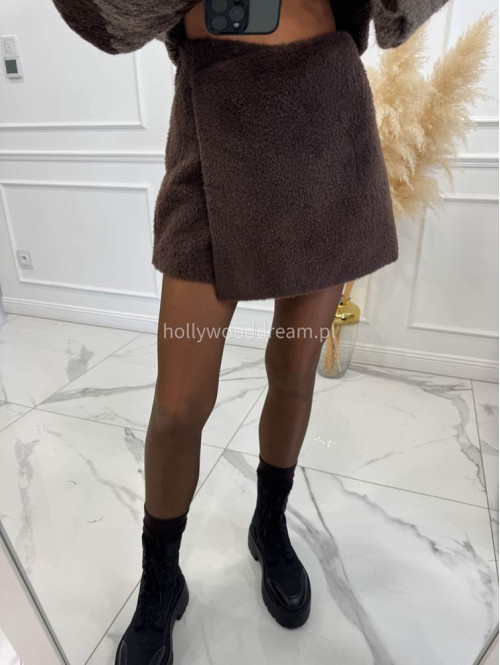 Czekoladowe spódnico-spodenki pluszowe na zakładkę Anicha 09 - photo #18