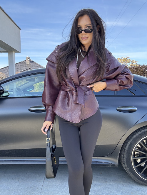 Legginsy na gumce z rozcięciem ARMAS czarne 69 - photo #57