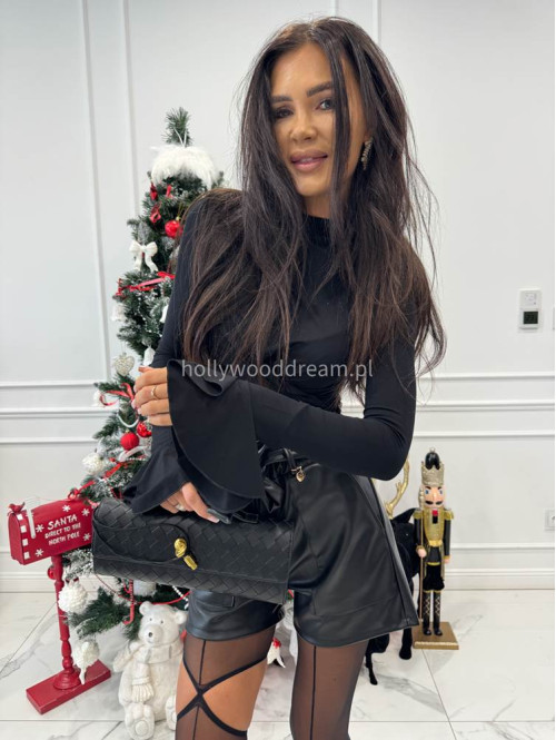 PRE ORDER Czarne rajstopy z wycięciem na nodze SEXY GIRL - photo #23