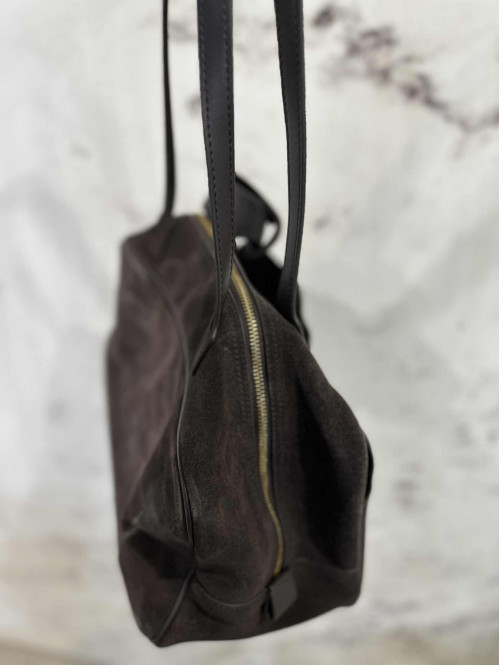 Czekoladowa torebka al'a kuferek Pure - photo #4