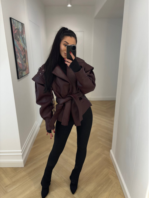 Legginsy z rozcięciem czarne Klotex 31 - photo #67