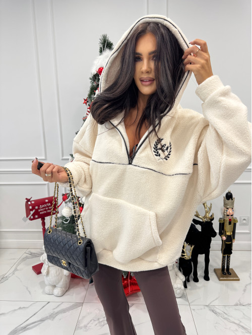 Kremowa bluza baranek Cozy Time 25