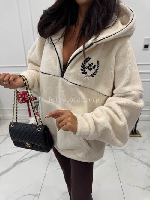 Kremowa bluza baranek Cozy Time 25 - photo #5