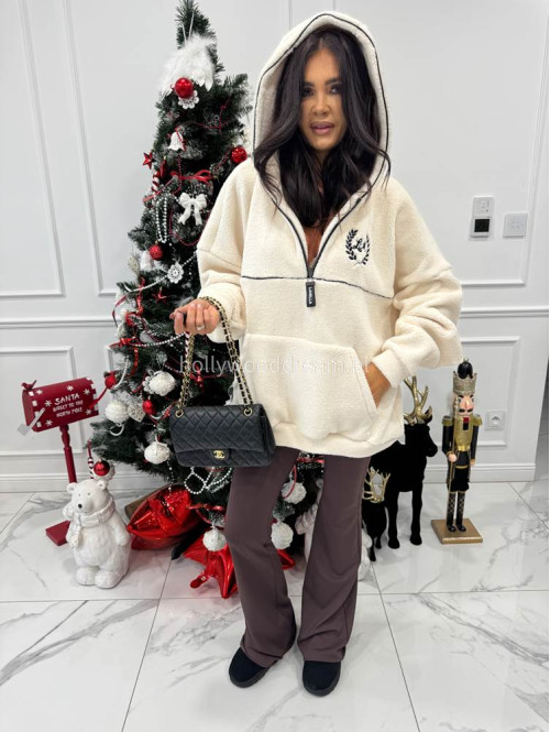 Kremowa bluza baranek Cozy Time 25 - photo #9