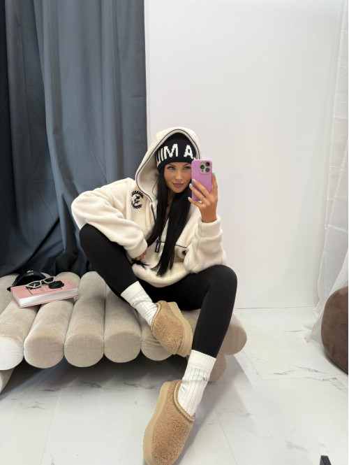 Kremowa bluza baranek Cozy Time 25 - photo #13