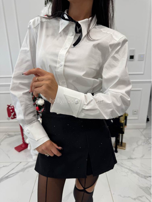 Biała elegancka koszula Emi 69 - photo #20