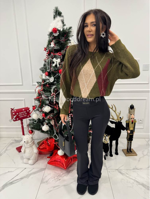 Czarne legginsy dzwony Milagros 163 - photo #9