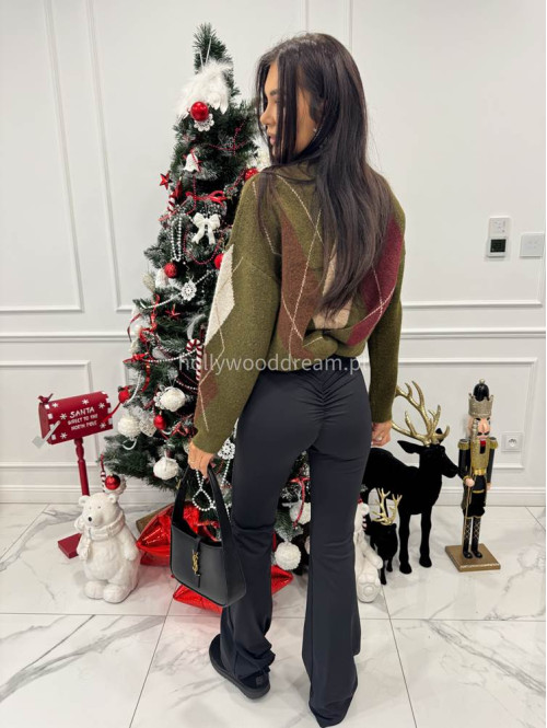 Czarne legginsy dzwony Milagros 163 - photo #10