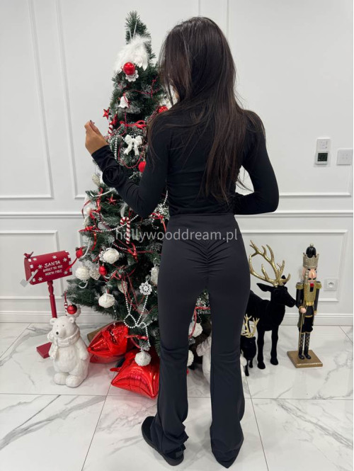 Czarne legginsy dzwony Milagros 163 - photo #14