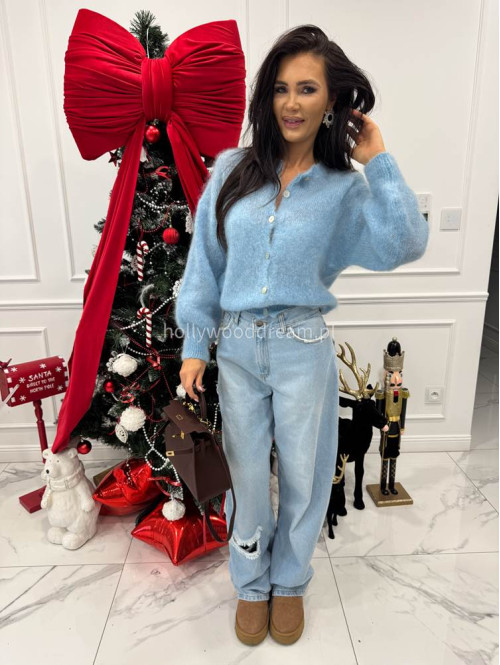 Błętkiny sweter moherowy zapinany na guziki MATT 17 - photo #1