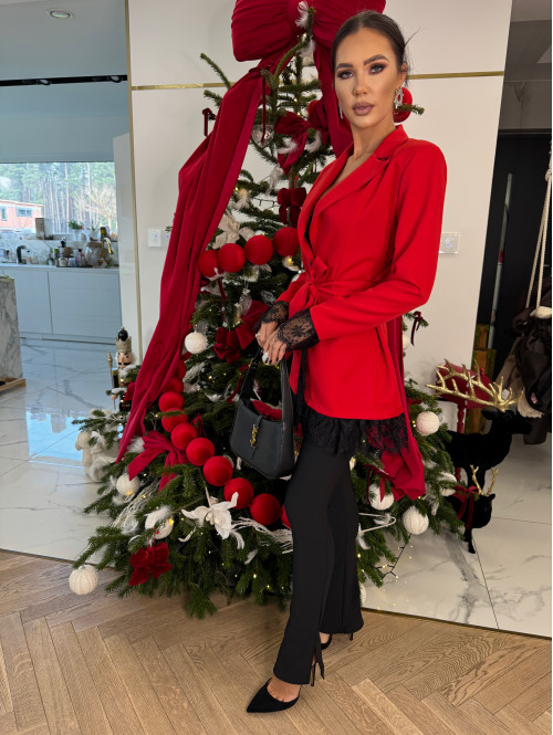 Legginsy z rozcięciem czarne Klotex 31