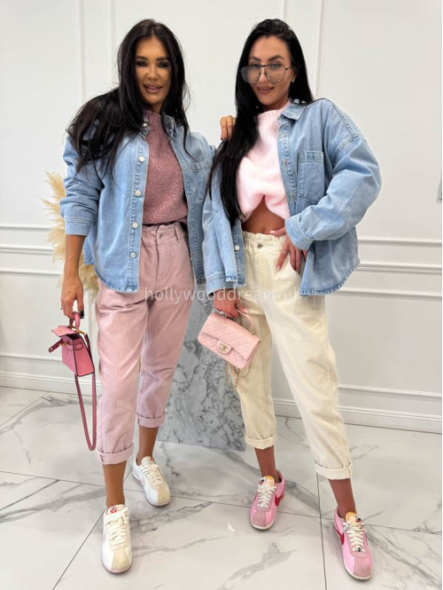 Jasno niebieska koszula jeansowa z kieszenią DENIM 52 - photo #3