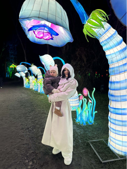 Śmietankowy kaptur balaclava z domieszką alpaki Sylvia - photo #4