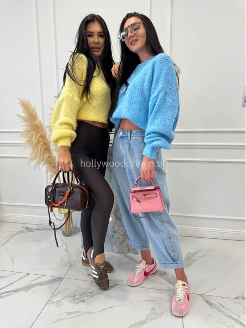 Niebieski sweter oversize Ksawery 06 - photo #4