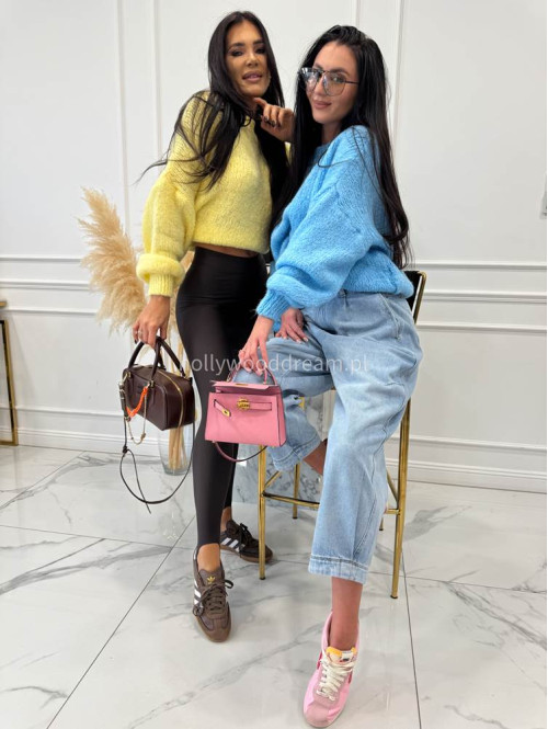 Niebieski sweter oversize Ksawery 06 - photo #9