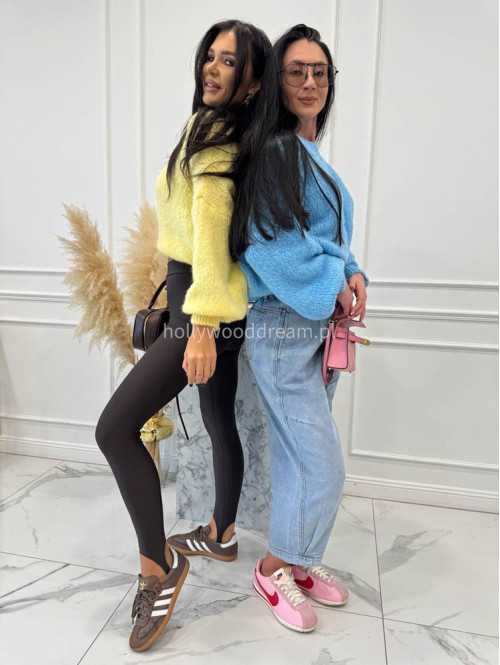 Pastelowy żółty sweter oversize Ksawery 06 - photo #8