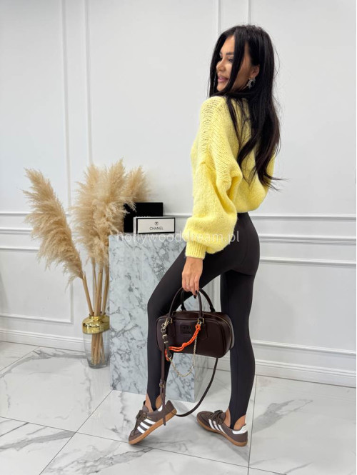 Pastelowy żółty sweter oversize Ksawery 06 - photo #19