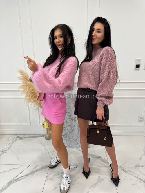 Czekoladowe spódniczko - spodenki z kieszeniami Lauren 44 - photo #14