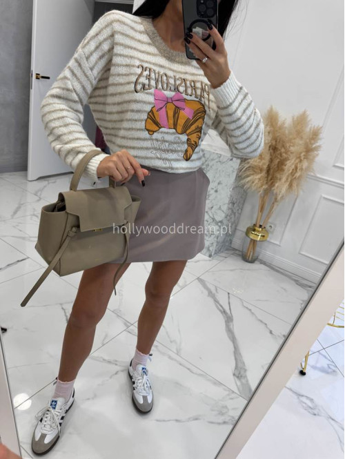 Cappuccino spódniczko - spodenki z kieszeniami Lauren 44 - photo #9