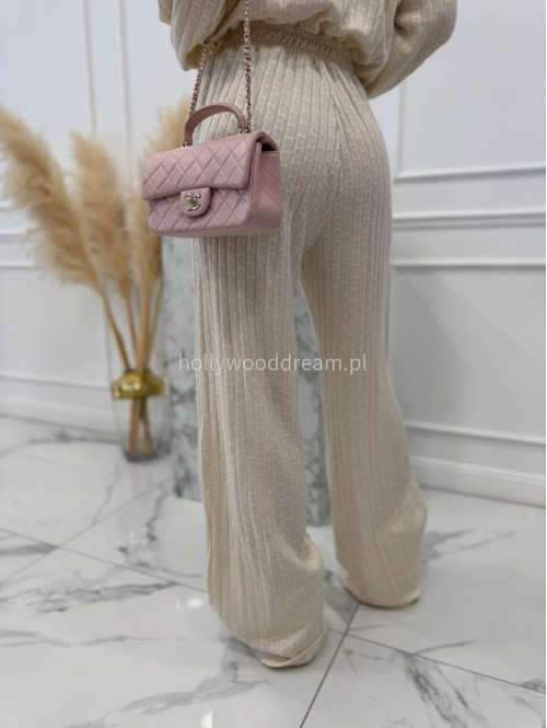 Kremowy kombinezon o warkoczowym splocie ASPEN 183 - photo #7