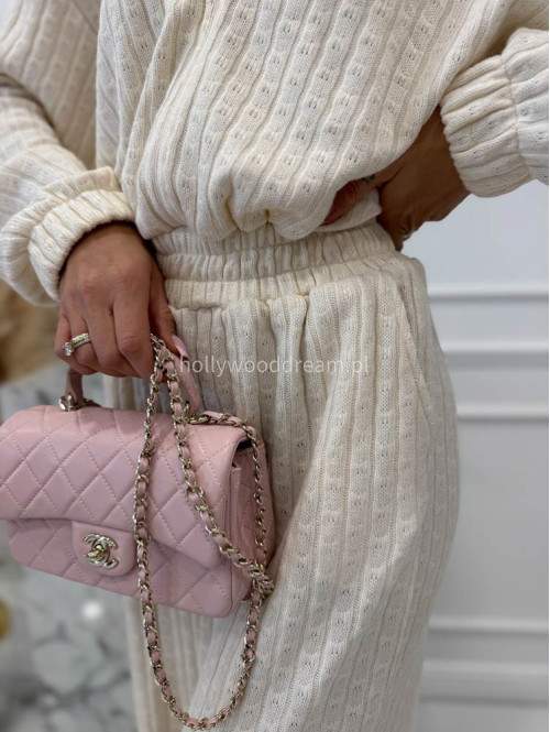 Kremowy kombinezon o warkoczowym splocie ASPEN 183 - photo #11