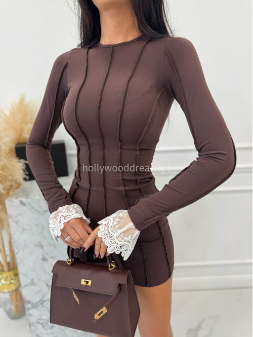 Biały rękawek ozdobny koronkowy Amore 89 - photo #16