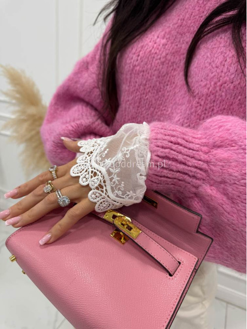 Różowy sweter oversize Ksawery 06 - photo #19